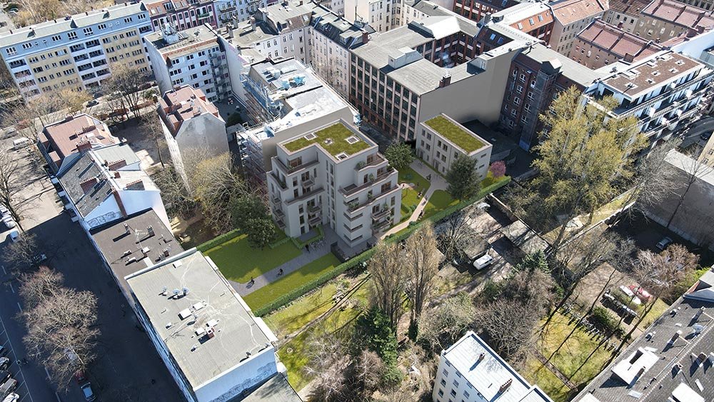 Bild Neubau Eigentumswohnungen und Häuser Wiener Straße Berlin Kreuzberg