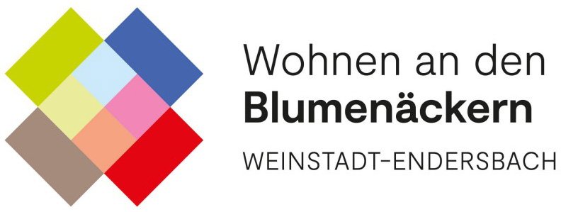Logo Neubauprojekt Wohnen an den Blumenäckern Weinstadt