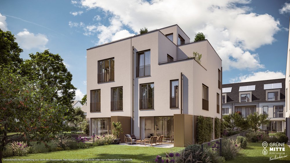 Bild Neubauprojekt Grüne Mitte Kirchheim – Familienhäuser