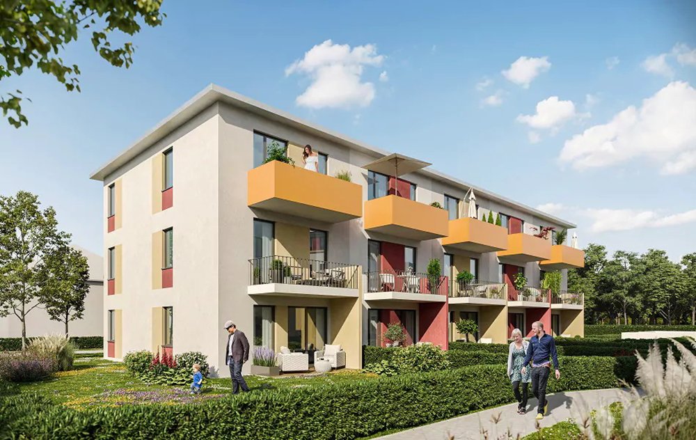 Bild Neubauprojekt Reihenhäuser Nizza in Radebeul