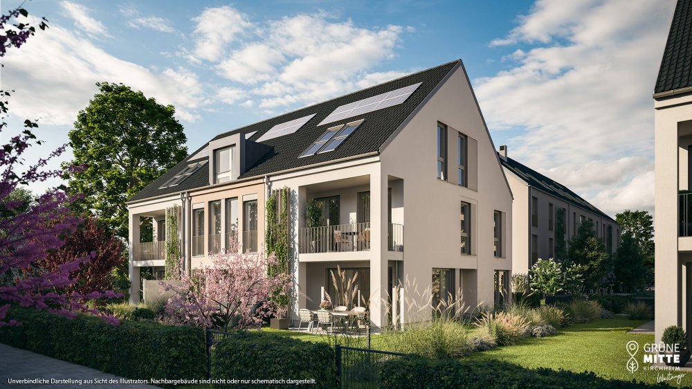 Bild Neubauprojekt Grüne Mitte Kirchheim – Westanger – Häuser