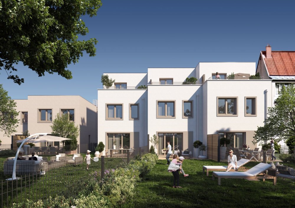 Bild Neubauprojekt Reihenhäuser in Wien – Nähe Stammersdorf