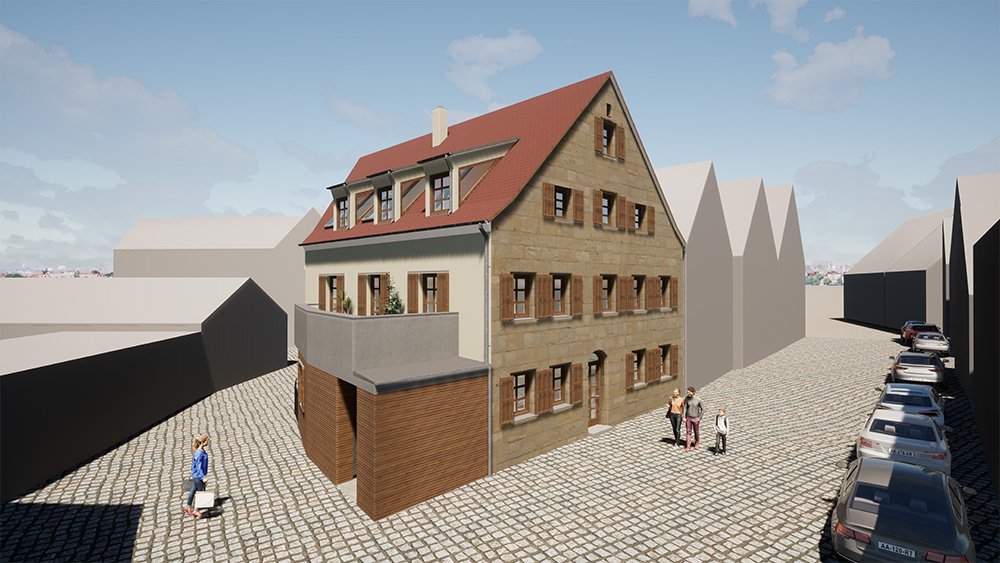 Bild Neubau Eigentumswohnungen Silbergasse Altdorf bei Nürnberg