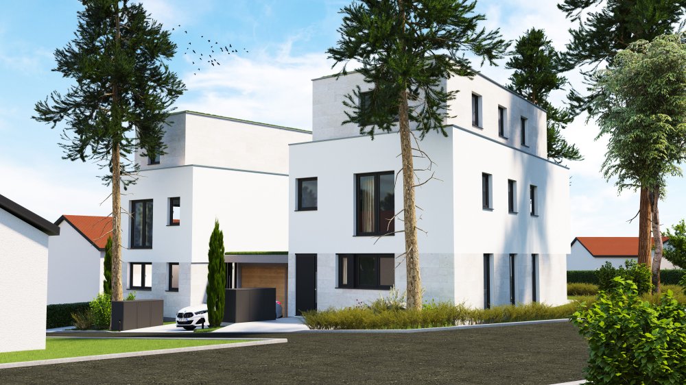 Bild Neubau Häuser Orleanderweg Bad Homburg