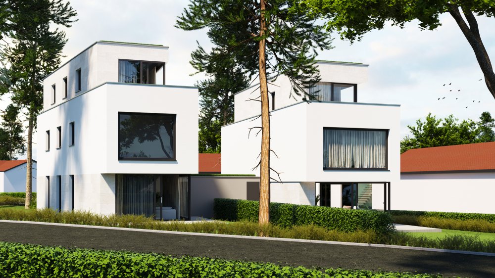 Bild Neubau Häuser Orleanderweg Bad Homburg