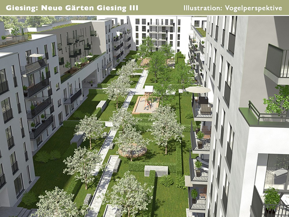 Neue Gärten Giesing MünchenGiesing Neubau Eigentumswohnung kaufen
