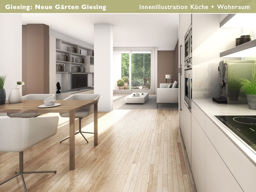 Neue Gärten Giesing MünchenGiesing Neubau Eigentumswohnung kaufen