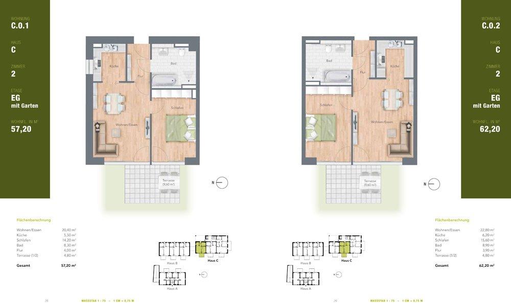 Garten Ensemble Regensburg Neubau Eigentumswohnung kaufen