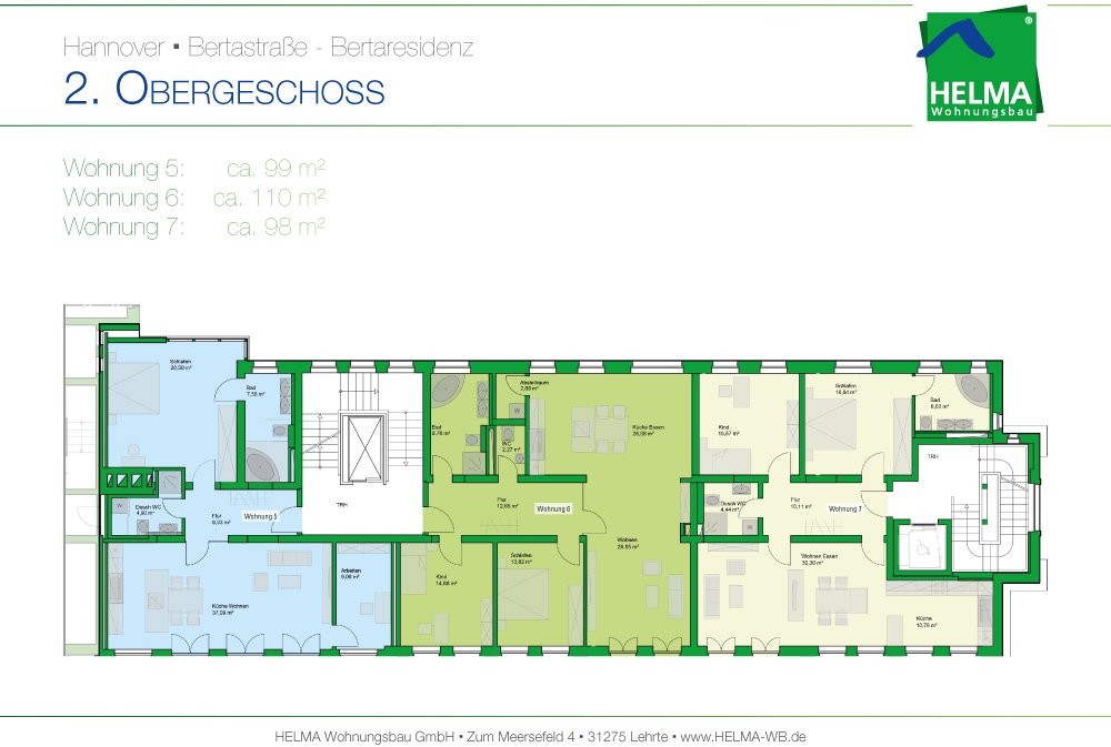 BertaResidenz HannoverMitte Neubau Eigentumswohnung kaufen