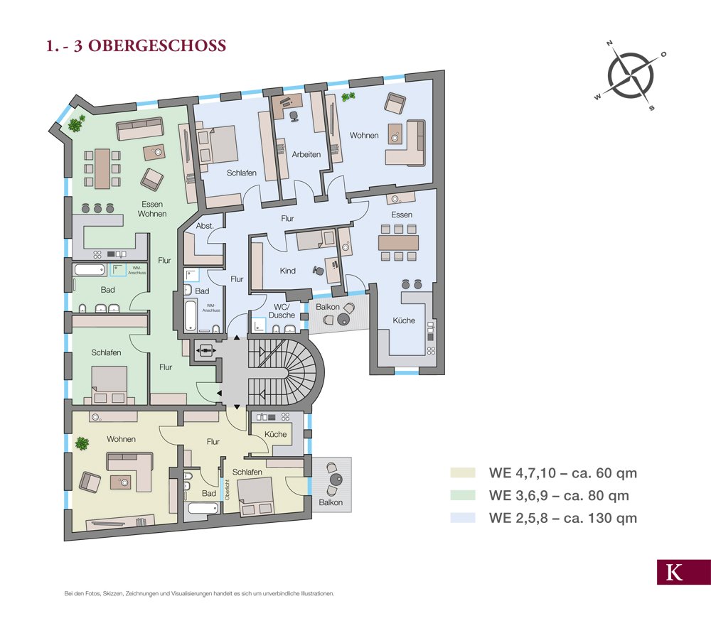 Klinkertor Nr. 1 | Sanierung von 11 Eigentumswohnungen | Klinkertor 1, | 86152 Augsburg / Innenstadt