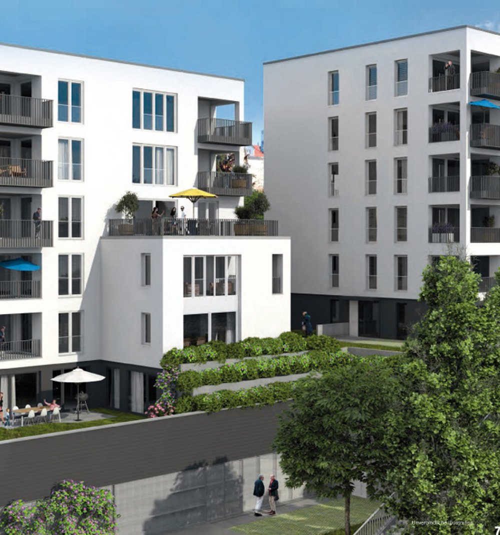 Stadtleben am Roser StuttgartFeuerbach Neubau Eigentumswohnung kaufen