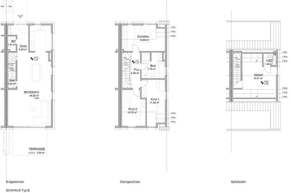 Reihenhäuser Bramfelder Gärten HamburgBramfeld Neubau Reihenhaus