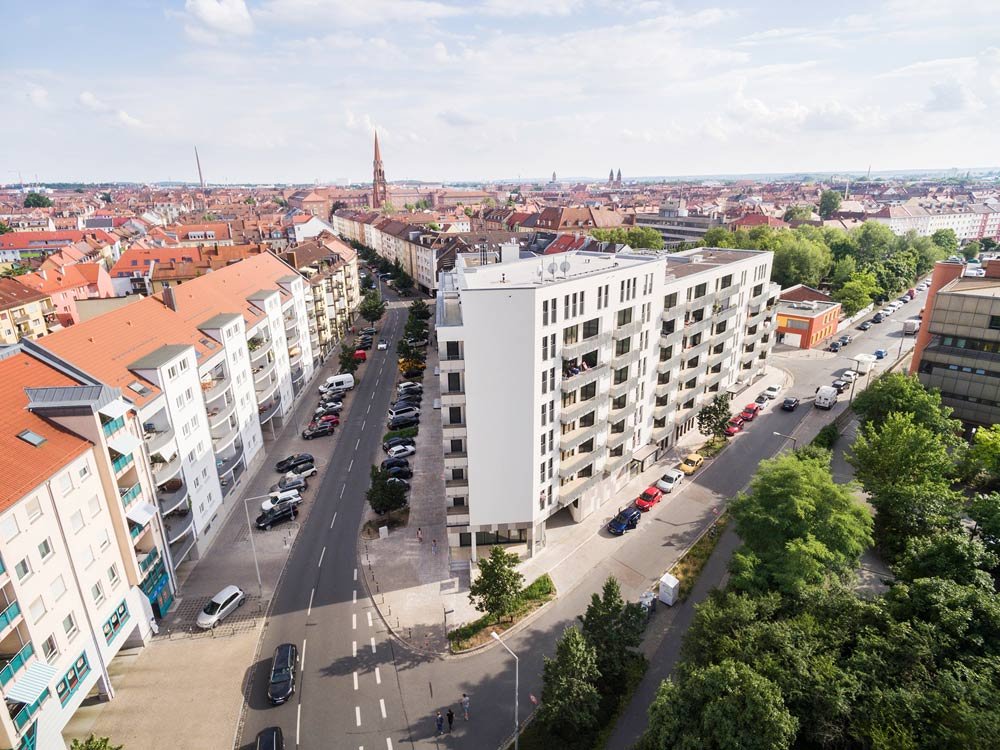 Bilder Neubau Seniorenwohnungen Tafelfeldstraße Nürnberg