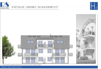 Bilder zum Neubau Am Waldheimplatz