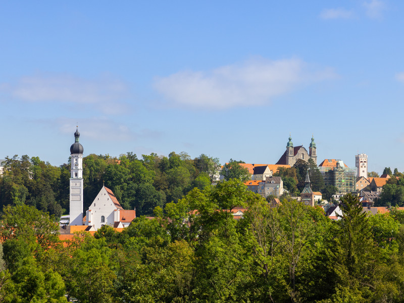 Blick in die Landsberger Altstadt