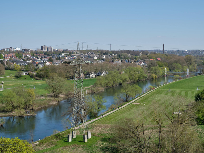 Das Flussbett der Ruhr