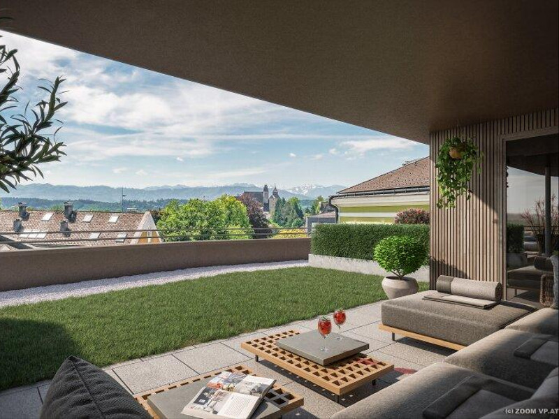 Am Graben Vöcklabruck: Penthouse mit 41 m² Dachgarten - Haus C Top 41