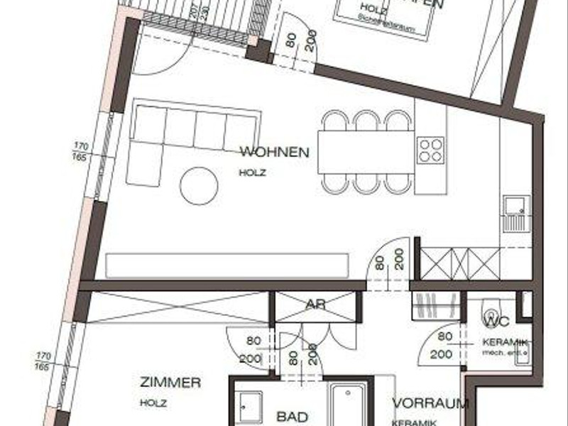 Am Graben Vöcklabruck: 71 m² Neubauwohnung im Zentrum - Haus C Top 29
