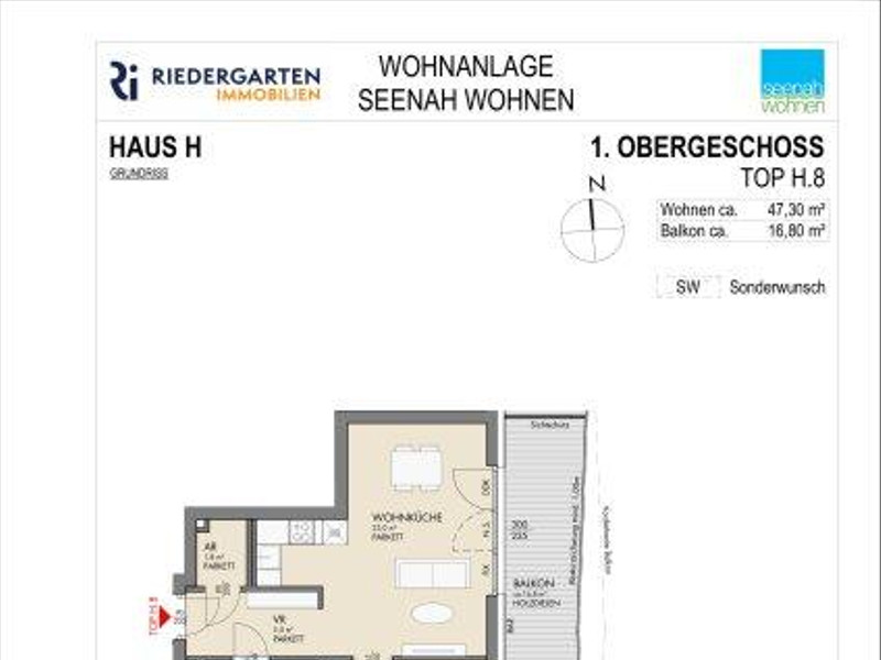 2 Zimmerwohnung in bester Lage in Klagenfurt!