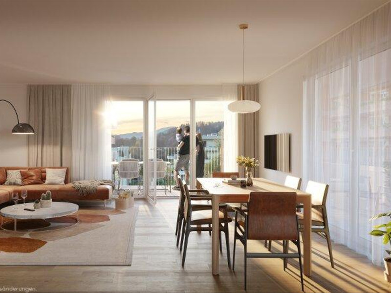 3 Zimmer-Wohnung mit 73 m² und großem Balkon.