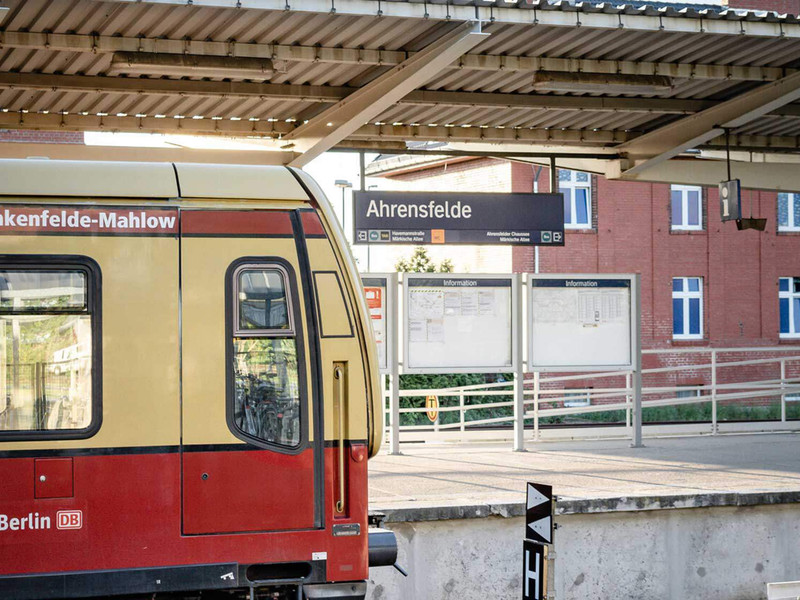Foto des S-Bahnhofes Ahrensfelde
